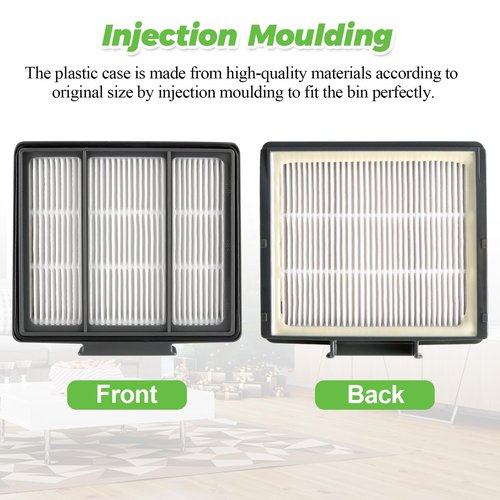 6PACK RVFFK950 Filter for Shark Robot Vacuum Filter Replacement by Techecook - Fit for Shark ION Robot R85 RV850,RV700_N, RV720_N, RV851WV and IQ Robot R101AE, AV970, AV1002AE, AV1010AE UR1005AE