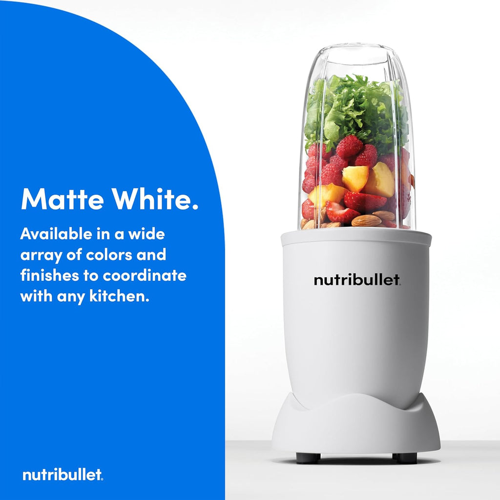 Nutribullet Pro Nutrient Extractor - 900W Power for Smoothies | Matte White Finish