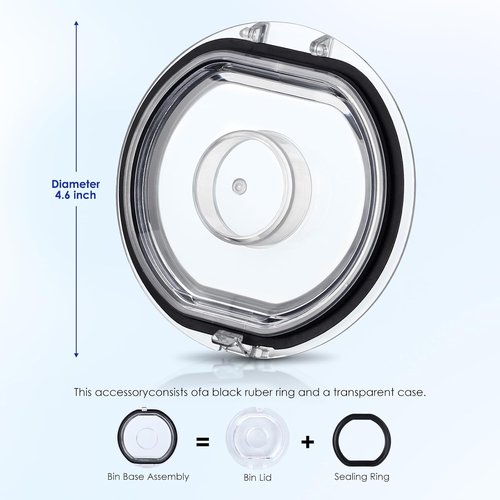 Dyson Dust Bin Lid - Compatible Replacement for V7 & V8 Vacuum Cleaners | Durable Dust Bucket Cover