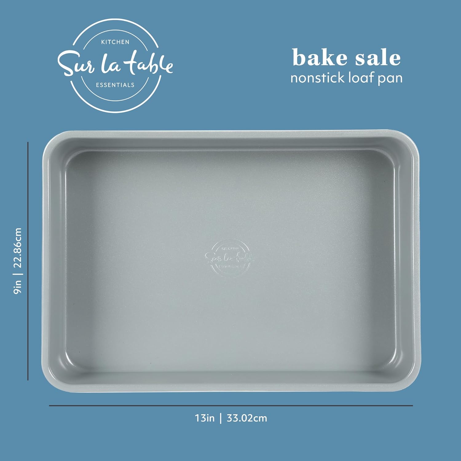 Sur La Table Nonstick Baking Pan - 9x13 Inch PFOA-Free Roaster in Linen White | Kitchen Essential