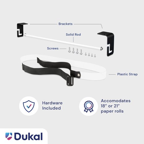 Dukal TEC 4060 Tech-Med Paper Dispenser with Paper Holder/Cutter