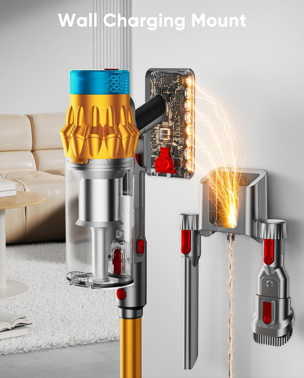 Skiennix Cordless Vacuum Cleaner - 600W Power, 70 Mins Runtime, Anti-Tangle Brush, 1.8L for Pet Hair & Carpet (Blue)