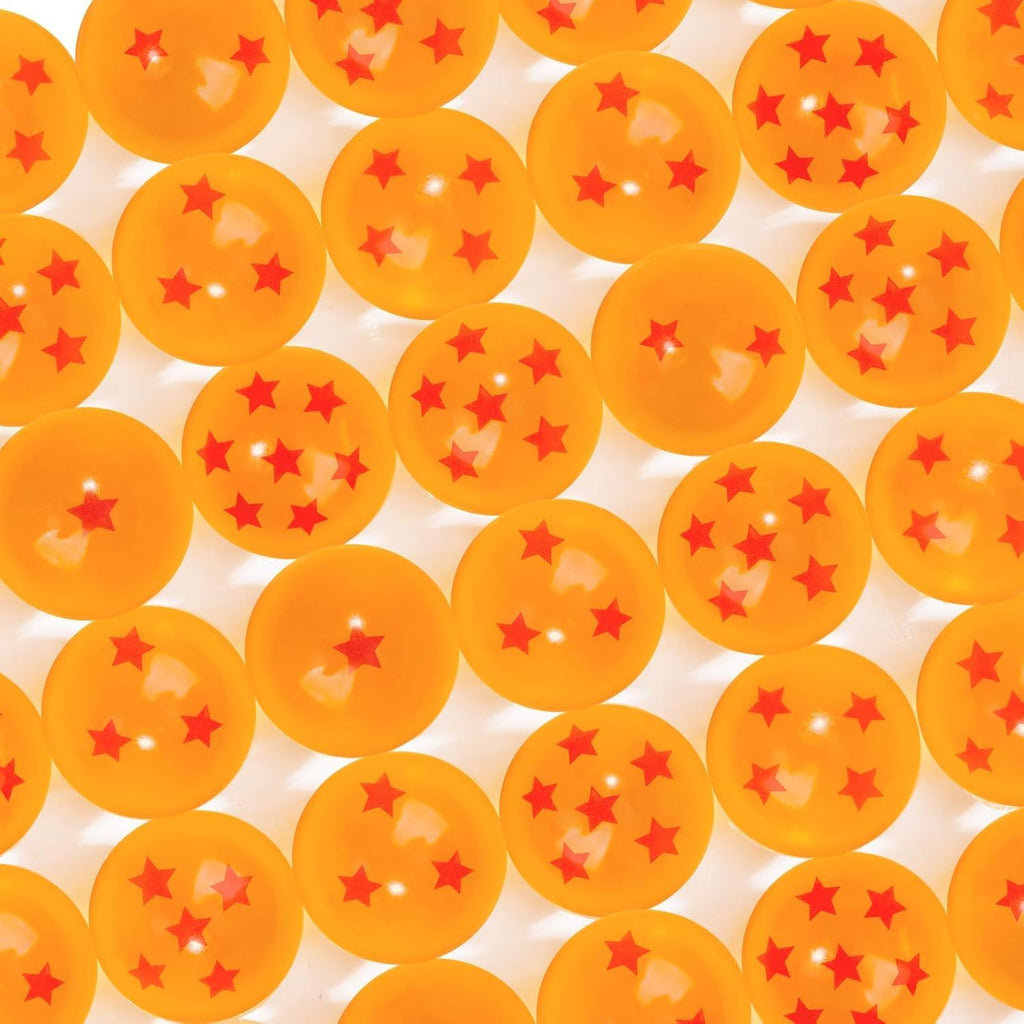 Skiennix 14PCS Anime Bouncy Balls - 27mm Red Star Bounce Balls for Party Favors & Holidays