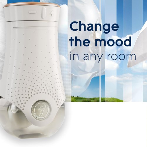 Glade PlugIns Air Freshener Starter Kit - Clean Linen Scent | 2 Warmers & 6 Refills, 4.02 Fl Oz