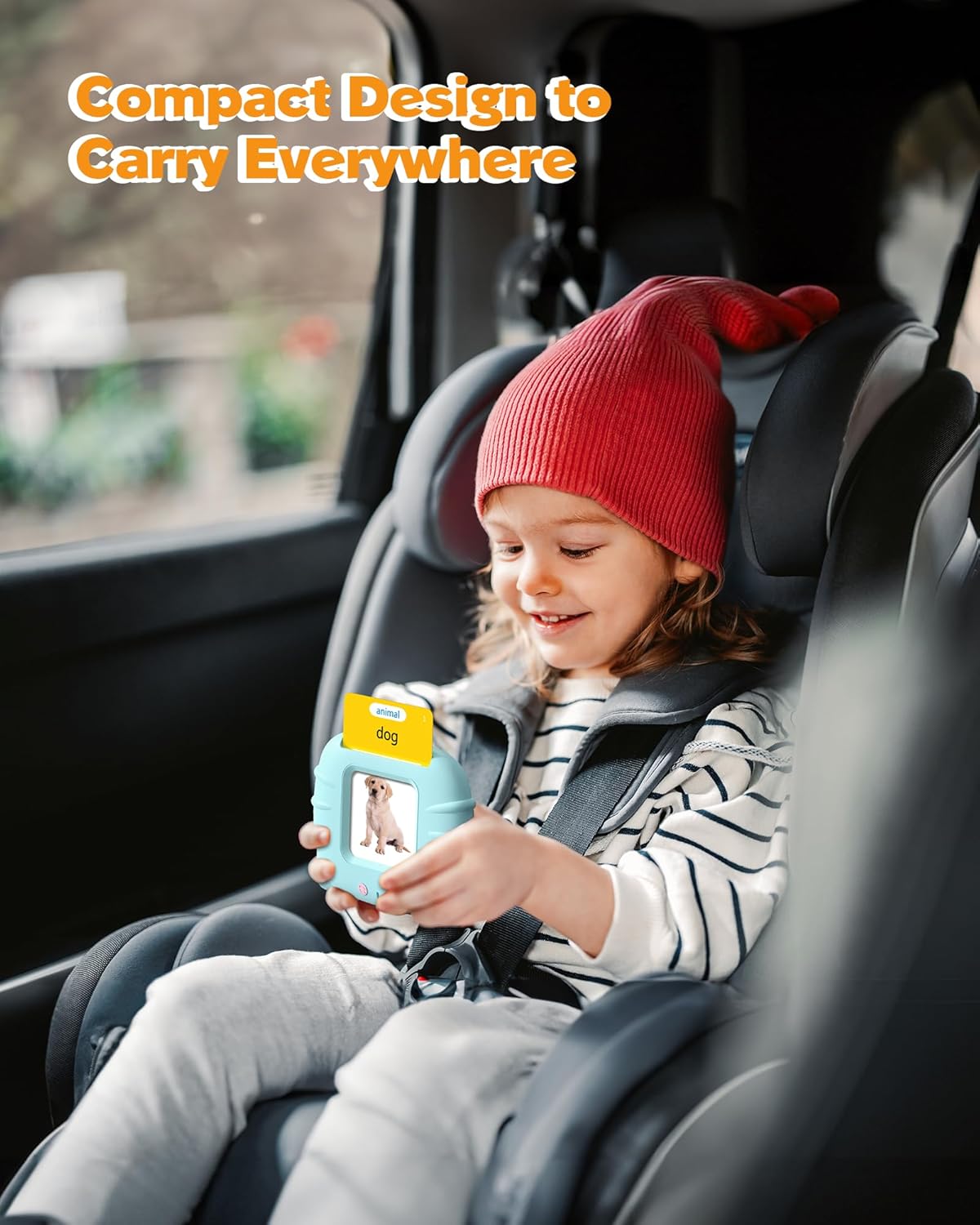 Airbition Talking Flash Cards - Montessori Language Learning for Toddlers | 224 Words for Speech Development