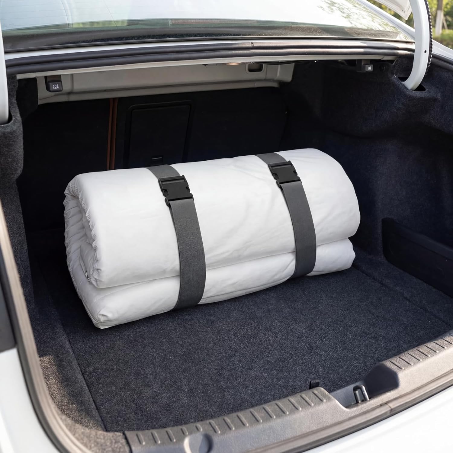 Skiennix Mattress Moving Straps - Adjustable Packing Straps with Buckles for Twin & Full Sizes (60" x 2")