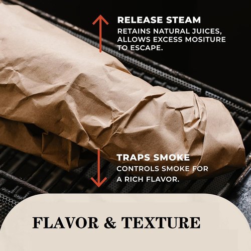 Brown Butcher Paper Roll for Smoking Meat Unwaxed 12 Inch x 60 Feet, BBQ Peach Wrapping Paper for Smoking Meat, Brisket, Crawfish Boil or Table Runner