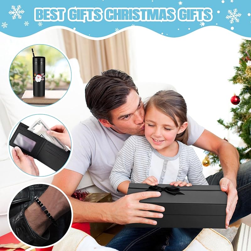 Santa Gift Set for Men, 12 Pcs - Includes Cup, Wallet, Belt, Bracelet, Keychain & More (Variation: Santa)