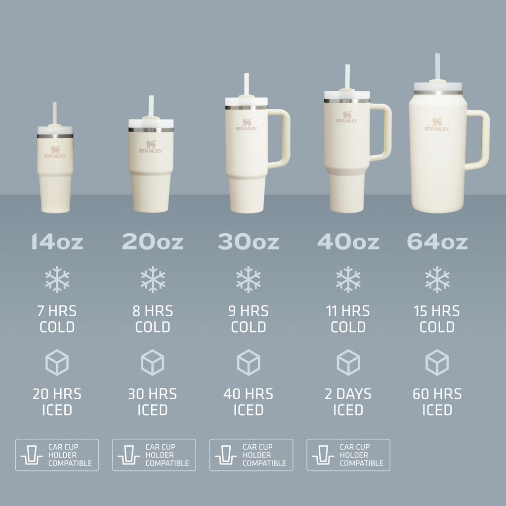 STANLEY Quencher H2.0 Tumbler with Straw 20 oz | Flowstate 3-Position Lid | Cup Holder Compatible for Travel | Insulated Stainless Steel Cup | BPA-Free | Mist