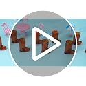Cowboy Boot Shot Glasses - 12 Pcs 1 Oz Mini Plastic Brown Boot Cups