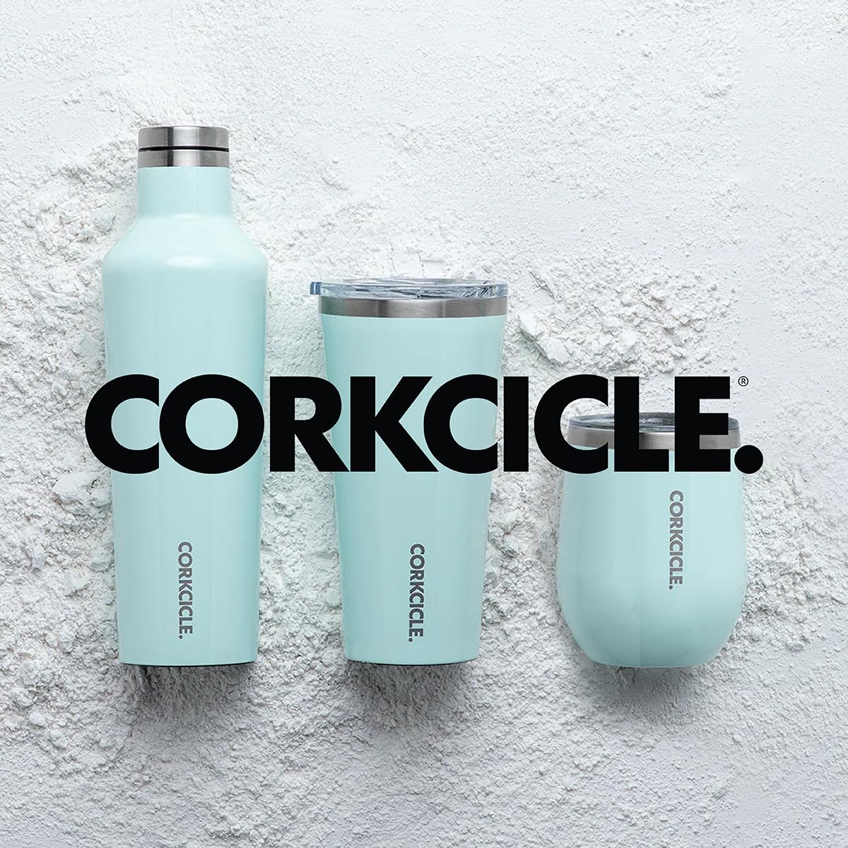 Corkcicle Classic Triple Insulated Coffee Mug with Lid, Neon Lights Kokomo, 24 oz – Stainless Steel Travel Tumbler Keeps Beverages Cold 9+hrs, Hot 3hrs – Cupholder Friendly Travel Coffee Tumbler