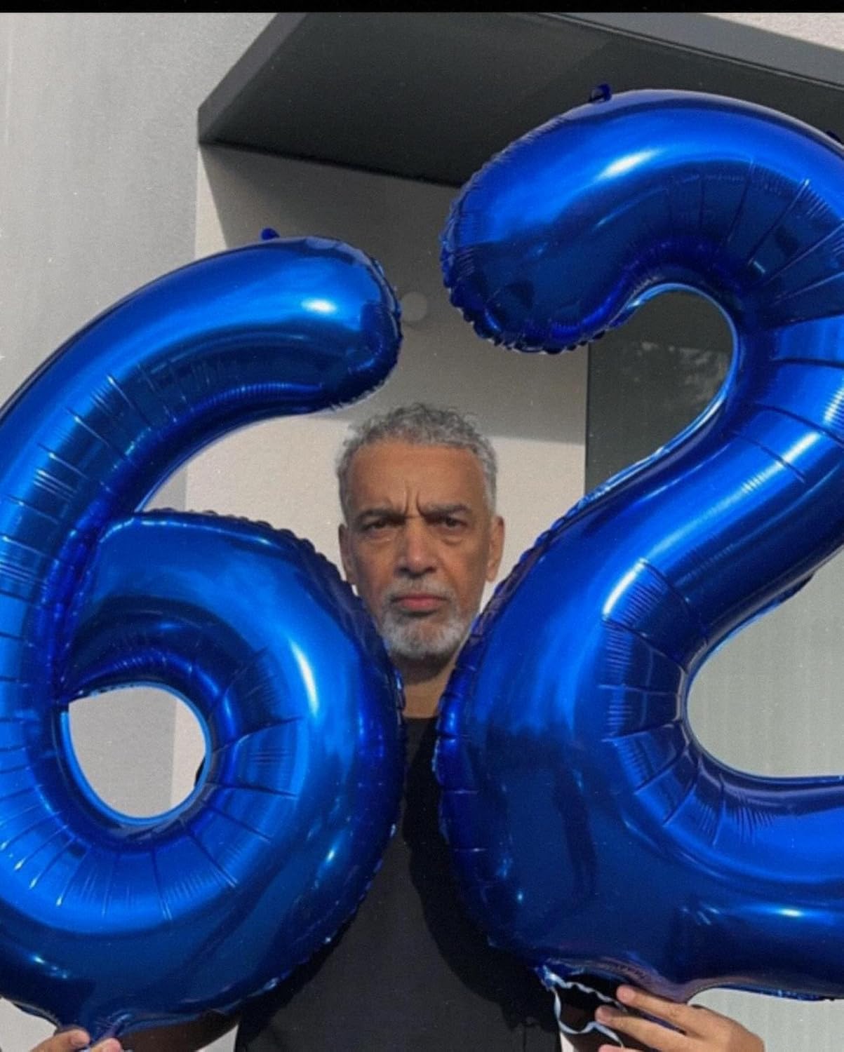 Number 1 Balloon by Night Blue - 40 Inch First Birthday Decoration for Boys & Girls