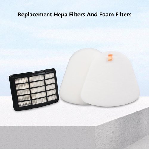 Ymimi Replacement Filter Compatible with Shark NV380 NV380 26 NV380C Navigator Lift-Away Deluxe Upright Vacuum (4 Foam filters, 2 HEPA filters)