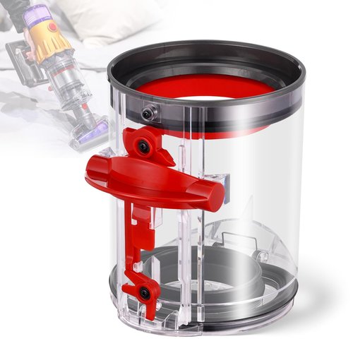 Dust Bin Compatible with Dyson SV30 SV46 SV20 V12 Detect Slim/SV18 V10 Digital Slim Vacuum Cleaner Canister Attachment Parts, Release Bin Compatible with Dyson Cordless Vacuum Part No.965272-01