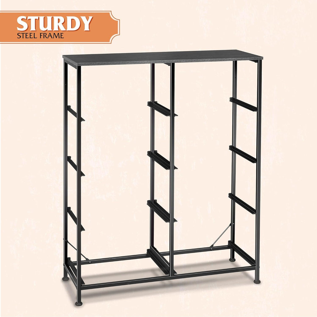WLIVE Fabric Dresser - Tall 8-Drawer Storage Tower with Fabric Bins | Charcoal Black for Bedroom & Living Room