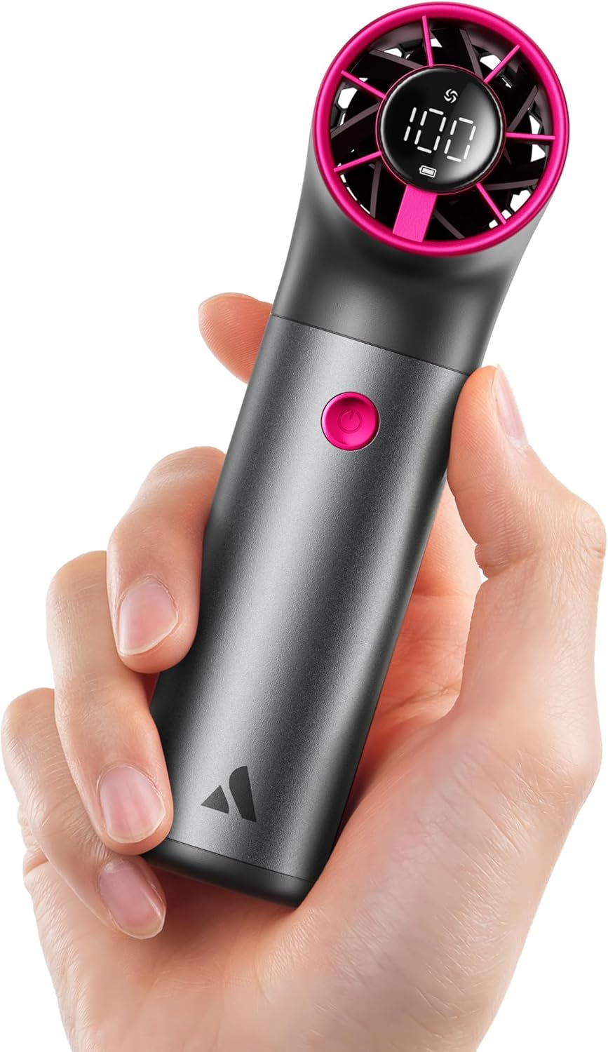 Skiennix Slim Portable Fan - Aero Ultra Handheld Design for On-the-Go Cooling