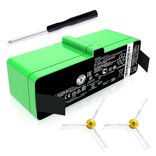 JTRGPEH Upgraded 6500mAh 1800Li Battery Replacement for iRobot Roomba 900 800 700 600 500 Series Compatible with Roomba 980 960 981 970 965 801 805 850 860 890 891 895 830 730 735 740 695 690 685 680
