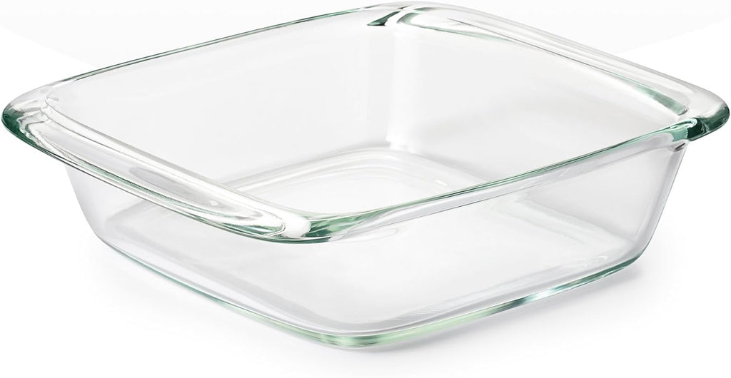 OXO Good Grips Glass Baking Dish Set - Freezer-to-Oven Safe, 3 Qt & 2 Qt, Clear, 9 x 13 & 8 x 8