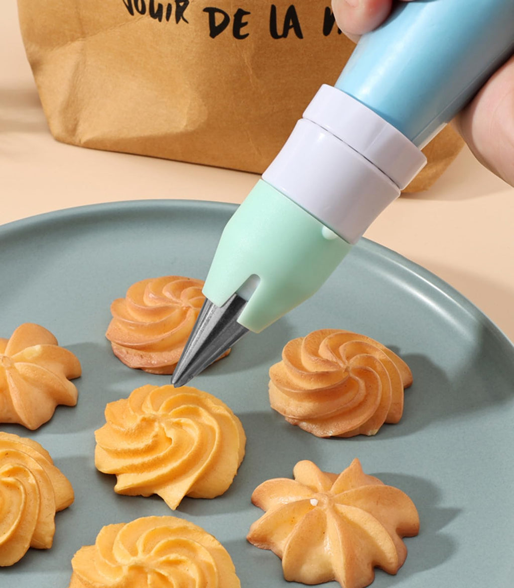 18Pcs Large Piping Tips and Couplers Set for Piping Bgs, Stainless Steel Cake Decorating Piping Tips for Cupcake Puff Cookie - 2Pcs Cleaning Brush