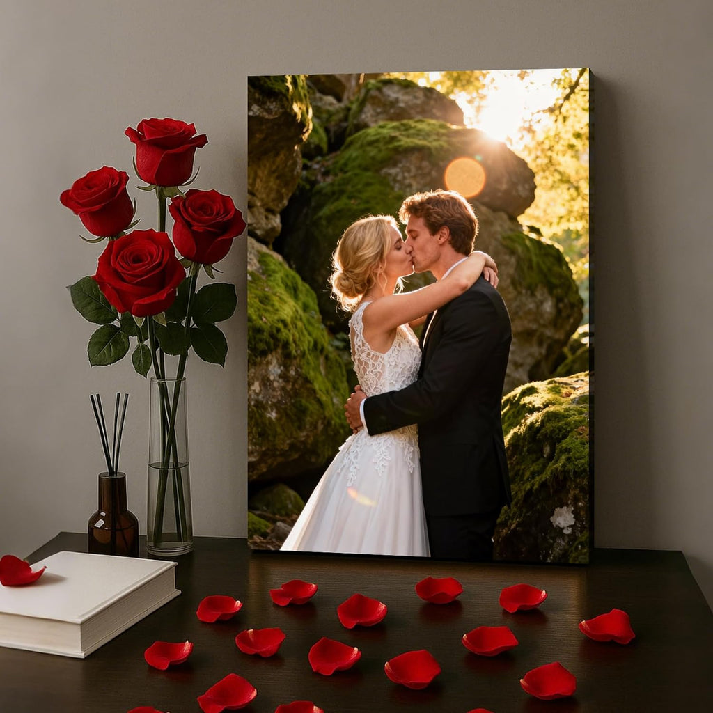 Madewell Living Custom Canvas Prints - Personalized 11x16 Inch Wall Art for Anniversary Gifts