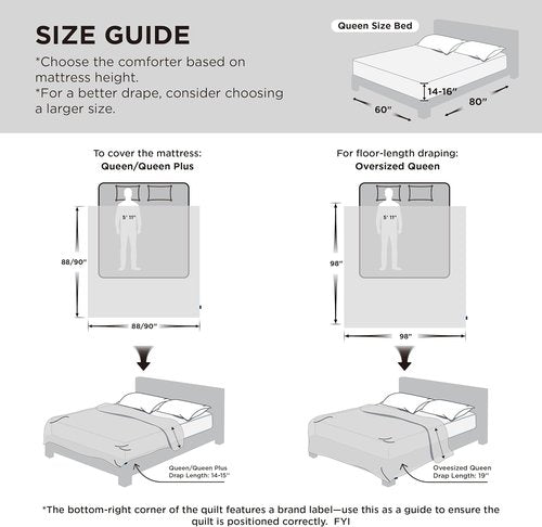 Bedsure Comforter Duvet Insert - Oversized King GentleSoft Down Alternative Bedding | All-Season Cream 116 x 98 Inches