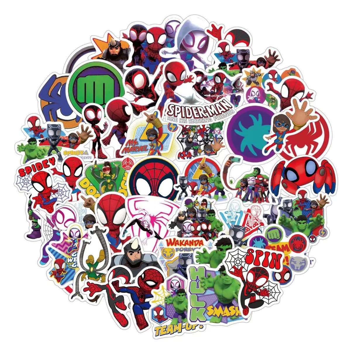sAleix Spidey Birthday Party Supplies, 86Pcs Party Gifts and Toy Set for Spider Theme Party