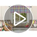 Savannan Easter Buffalo Check Valance - Colorful Plaid 54x18