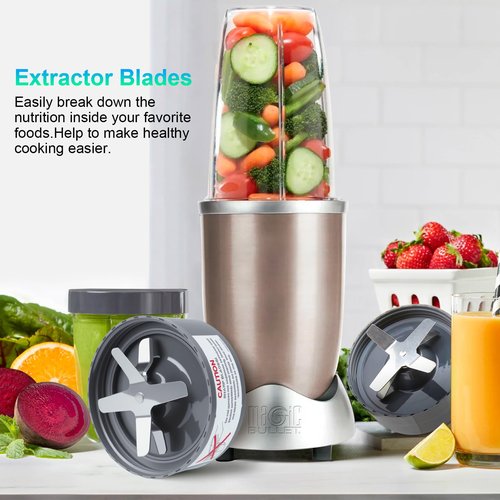 Replacement Extractor Blade, Fit for NutriBullet 600w/ 900w Pro Series Blender with Food-grade Silicone Rubber Gaskets Seal Ring for NutriBullet Blender Blade Replacement Parts