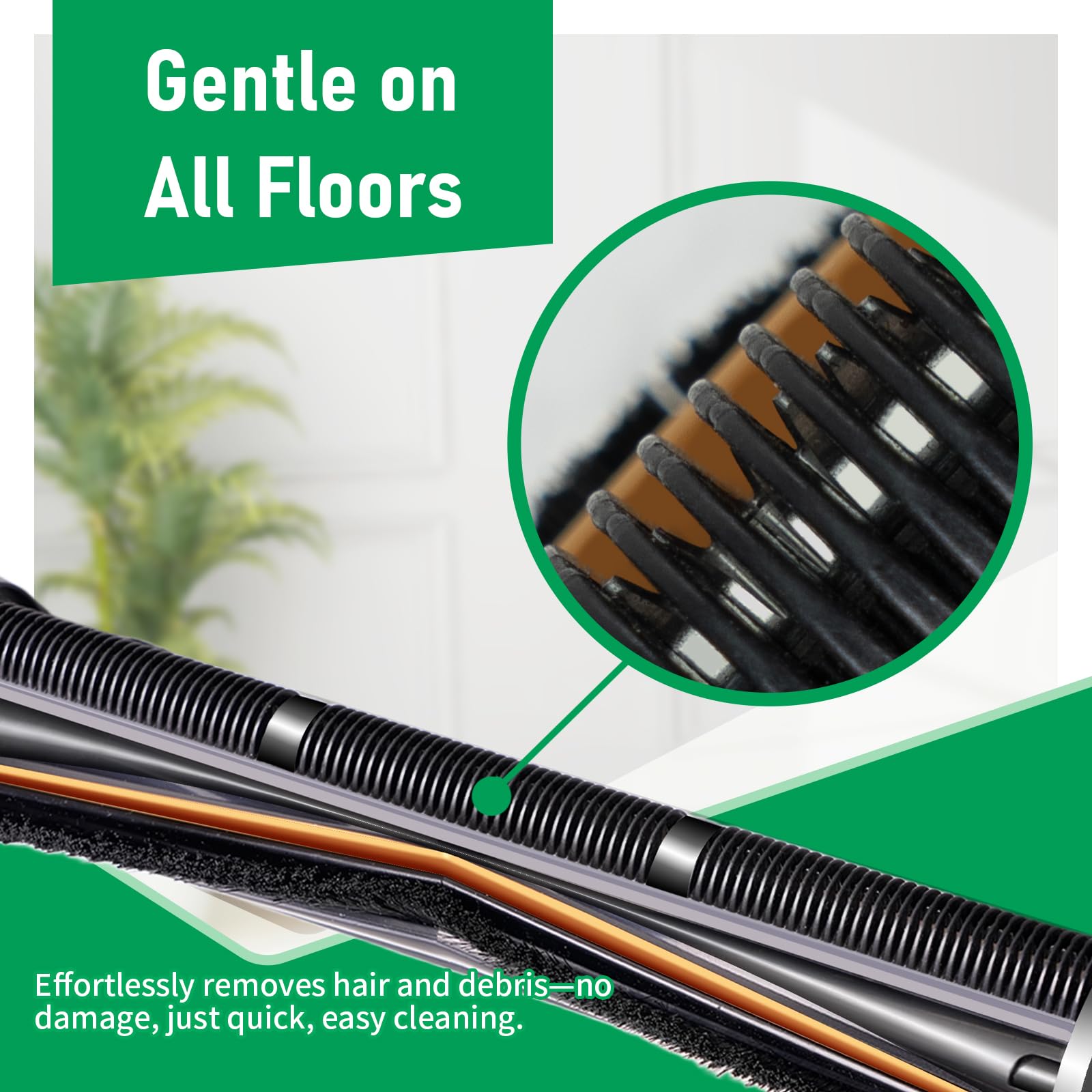 L40 Ultra TriCut Main Brush Replacement Compatible with Dreame X40 Ultra/X30 Ultra/L10s Pro Ultra/L10s Ultra/L20 Ultra | Anti-Hair Wrap Roller | Deep Cleaning for Pet Hair, Carpet & Hard Floor