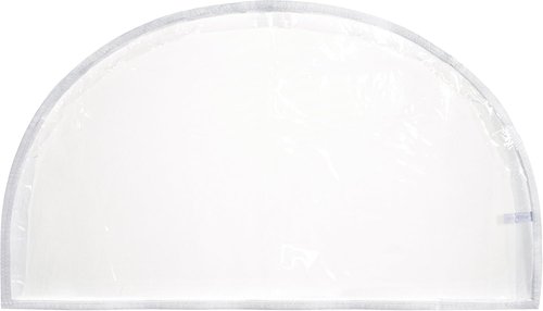 Clear Vinyl Shoulder Covers by [Brand Name] - Closet Suit Protectors for Home Decor | Set of 12, 12"H x 22"W x 2"D