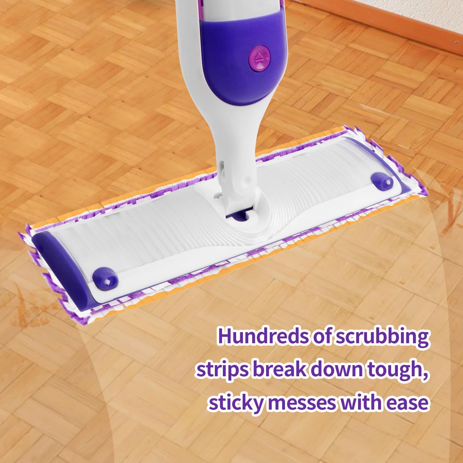Skiennix Disposable Power Mop Pads - 10 Pack Unscented Replacement Refills for Swiffer Power Mop | Ideal for Hardwood Floors