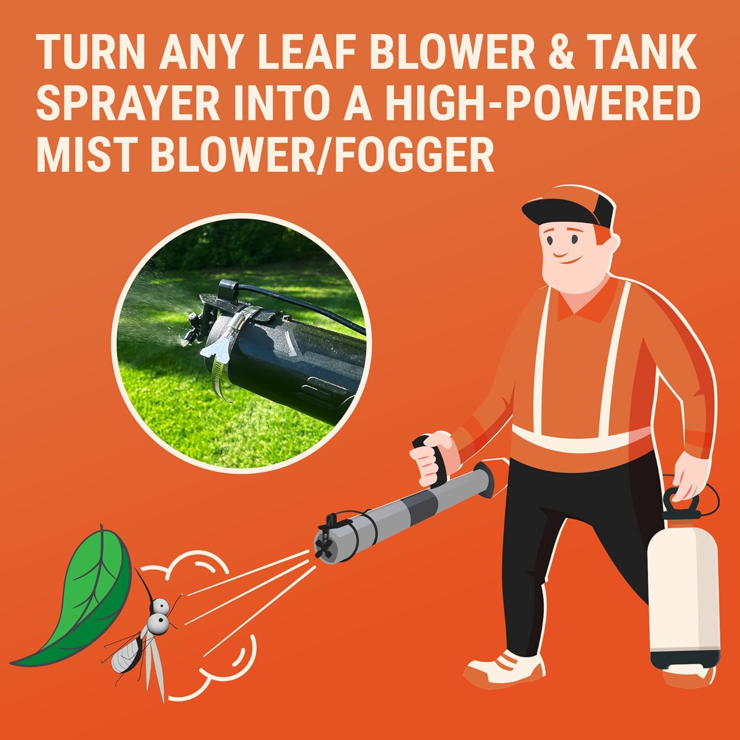 Mist-PRO Pesticide Sprayer - Insecticide & Mosquito Mister System for Effective Pest Control
