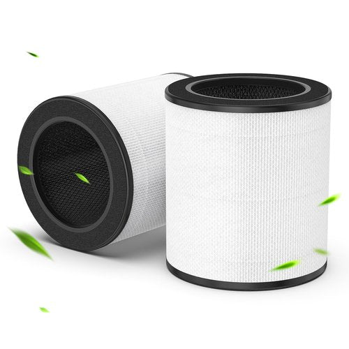 2-pack ZQA-4000C Replacement Filter, Compatible with ADTARK & VNIUP ZQA-4000C, FancyBark ZQA-4000Air Purifier, True H14 HEPA Filter