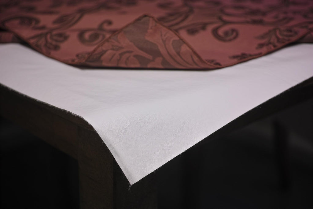 Yourtablecloth Deluxe Cushioned Heavy Duty Table Pad with Flannel Backing 52" X 120"Rectangle White