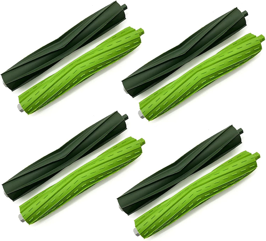 Tivcroxs Replacement Parts - Multi-Surface Rubber Brush Roller for iRobot Roomba Vacuum Cleaners | 4 Sets