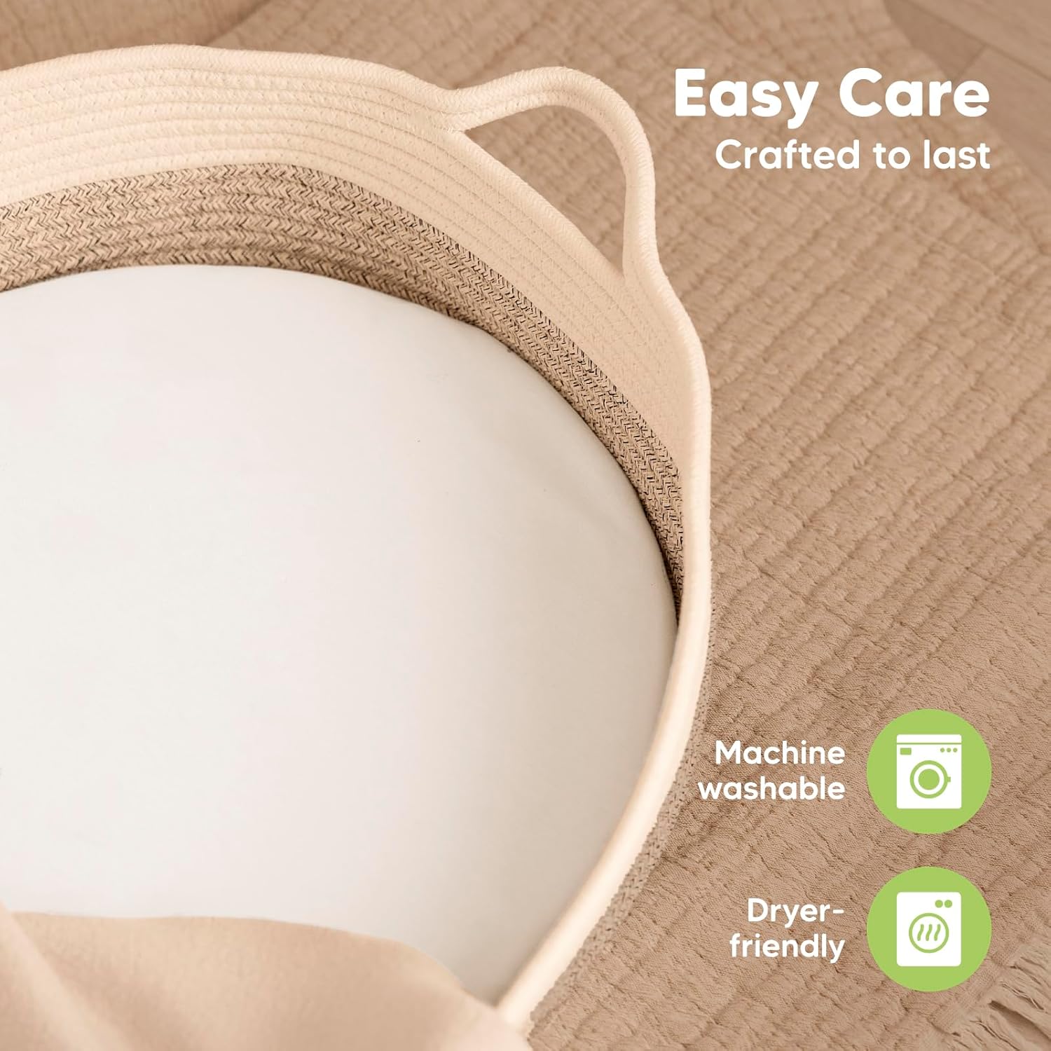 Skiennix Baby Bassinet Sheets - Soft Viscose Bamboo Fitted Sheets | 33x17, 2-Pack, Compatible with Halo & Graco