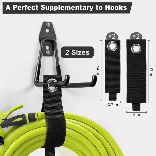 LANDNEOO Garage Hooks - 20-Pack Heavy-Duty Steel Storage Solutions | Anti-Slip Coating for Tools & Bikes