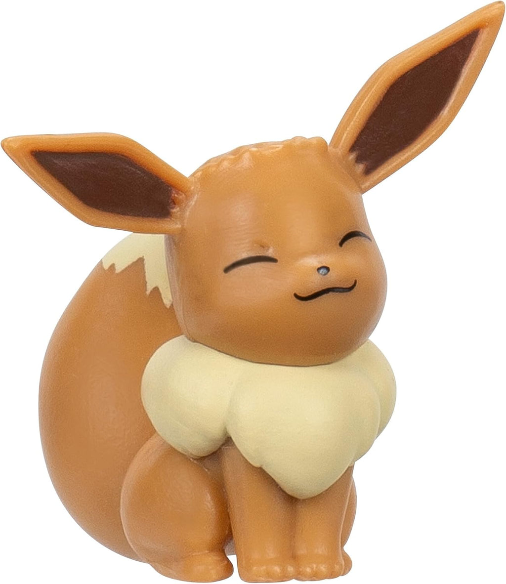Pokémon PKW3614 Battle Figure Multipack - 6 Official 5cm Figures Including Pikachu, Evoli & More