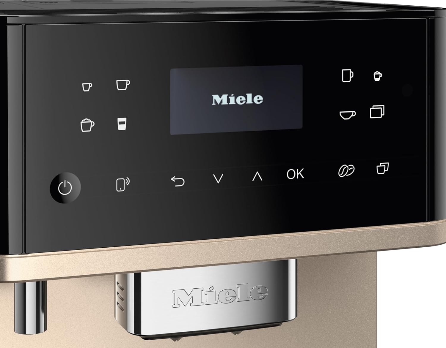 Miele CM 6360 MilkPerfection Automatic Coffee Machine - OneTouch for Two, WiFi-Enabled, Obsidian Black