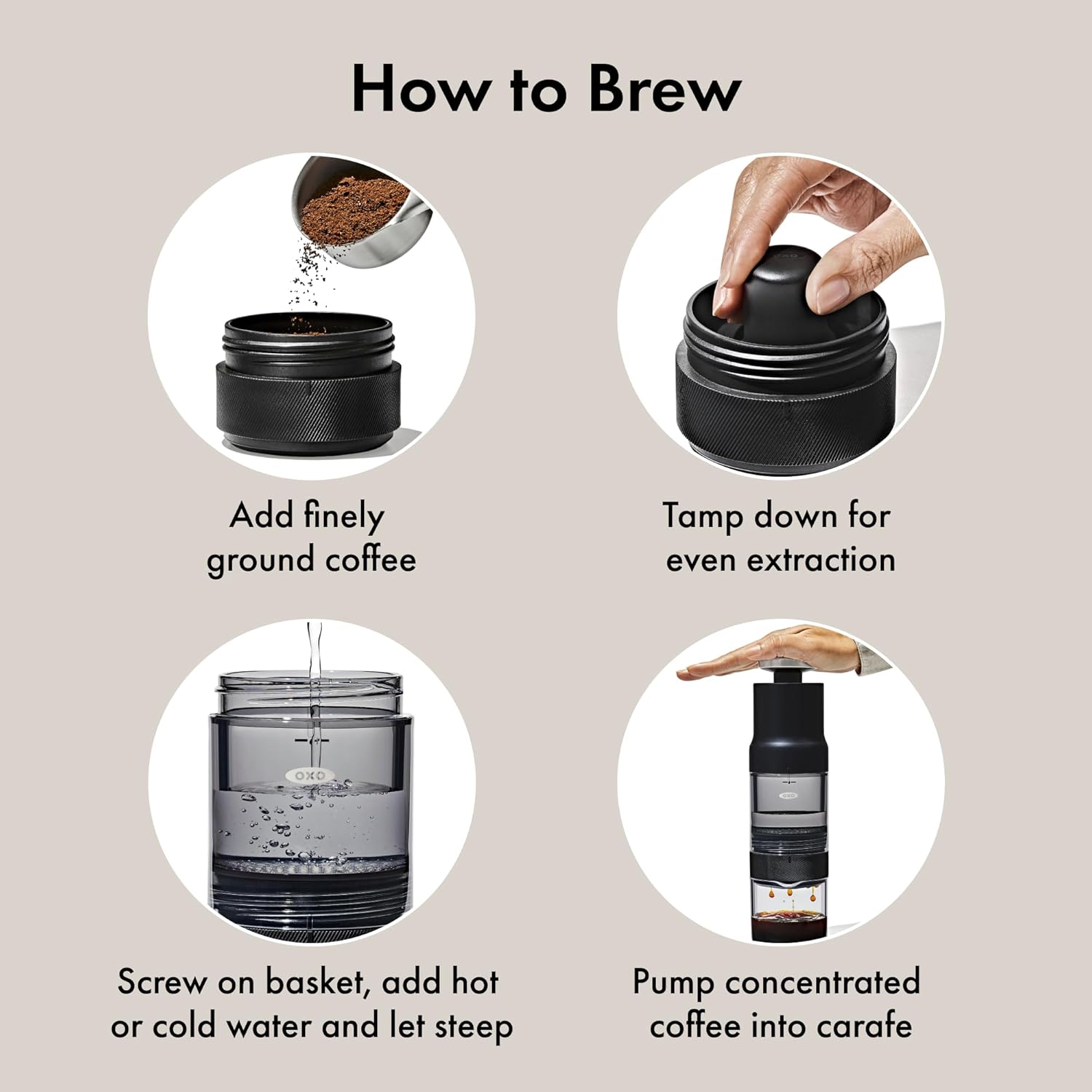 OXO Brew Rapid Brewer - Fast Coffee Maker with Sleek Design | Perfect for Home or Office