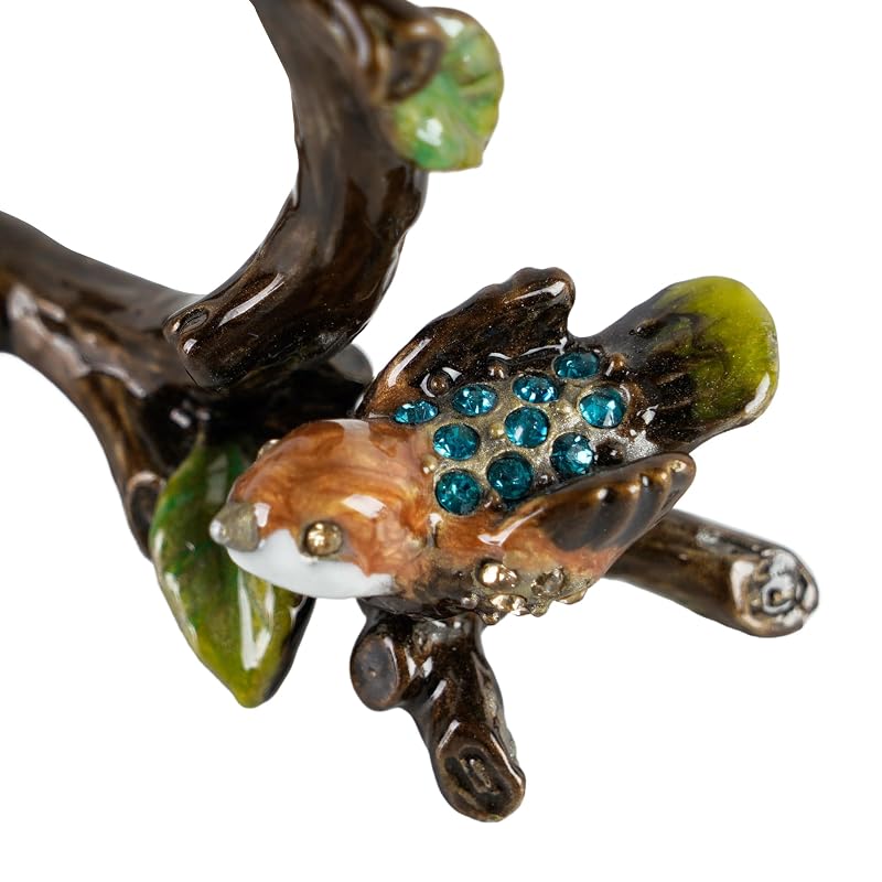 Bird Napkin Ring Set of 4 – Elegant Metal Serpentine Napkin Holders