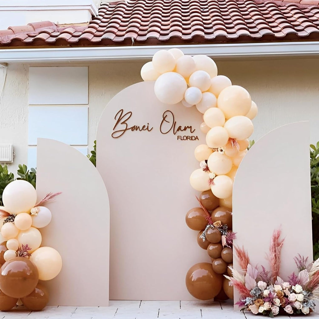 Voircoloria 12-Inch Nude Latex Blush Balloons - 110pcs for Weddings, Graduations & Parties