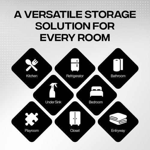 ClearSpace Clear Plastic Storage Bins - Versatile Pantry Organizers & Storage Containers for Home, Office, Garage