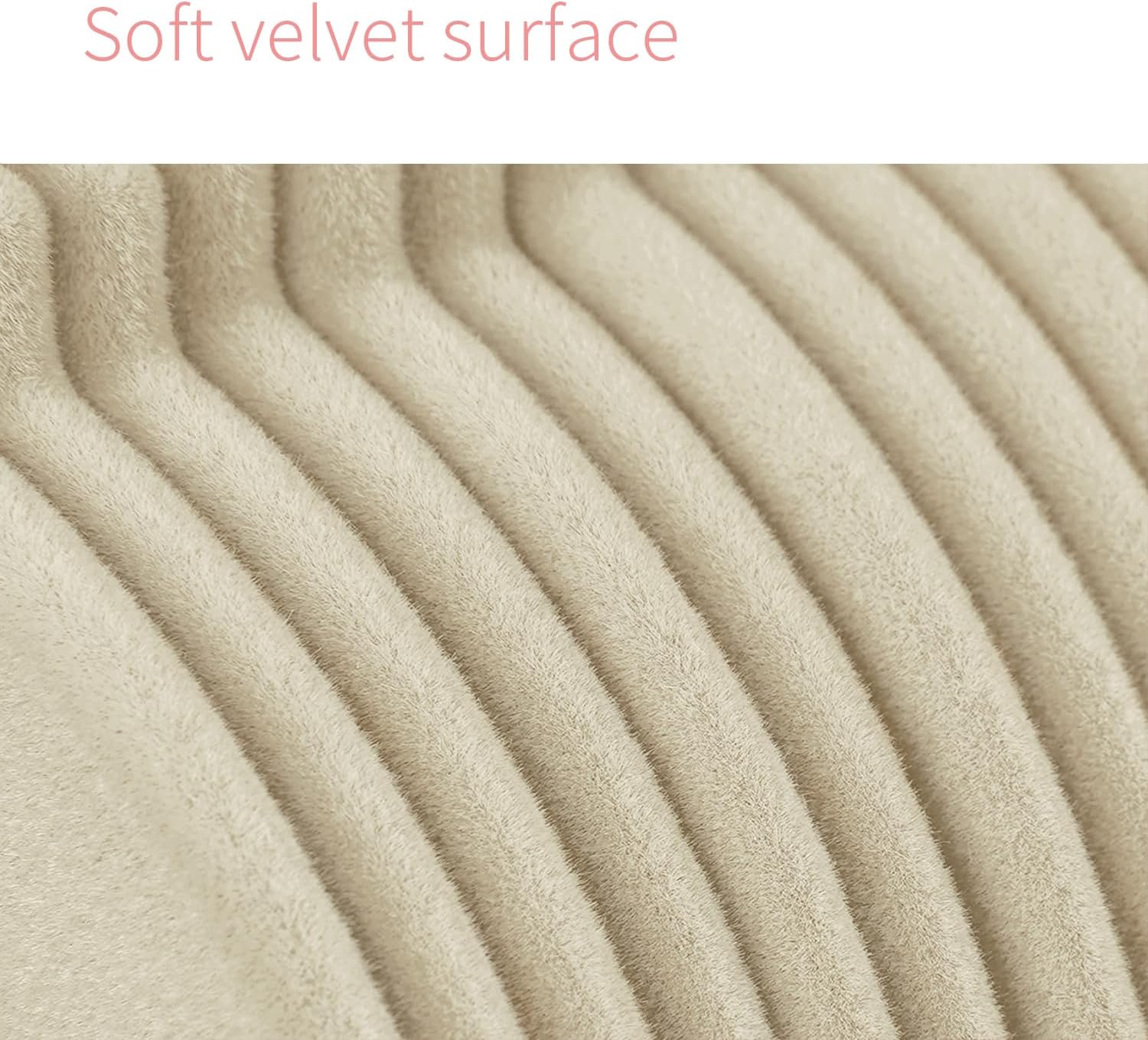 ManGotree Baby Velvet Clothes Hangers - Space-Saving Non-Slip Design | 15 Pack in Beige