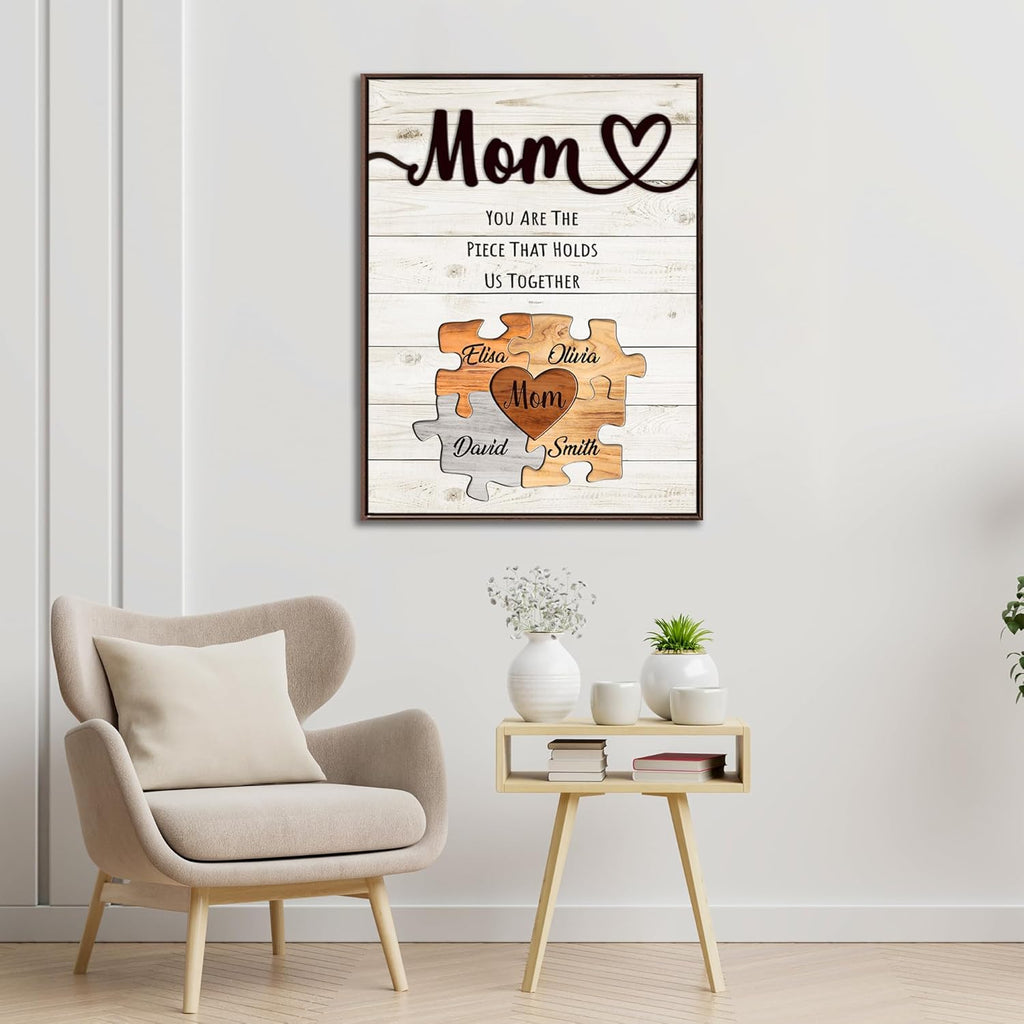 Regine Switzerland Personalized Mother's Day Gift | Custom Puzzles & Canvas Prints for Mom, Nana, Grandma