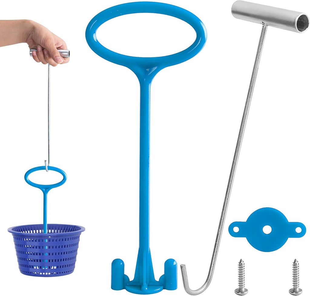 RunNico Skimmer Basket Handle - Universal Tool for Inground Pool Cleaning | Safe Debris Removal