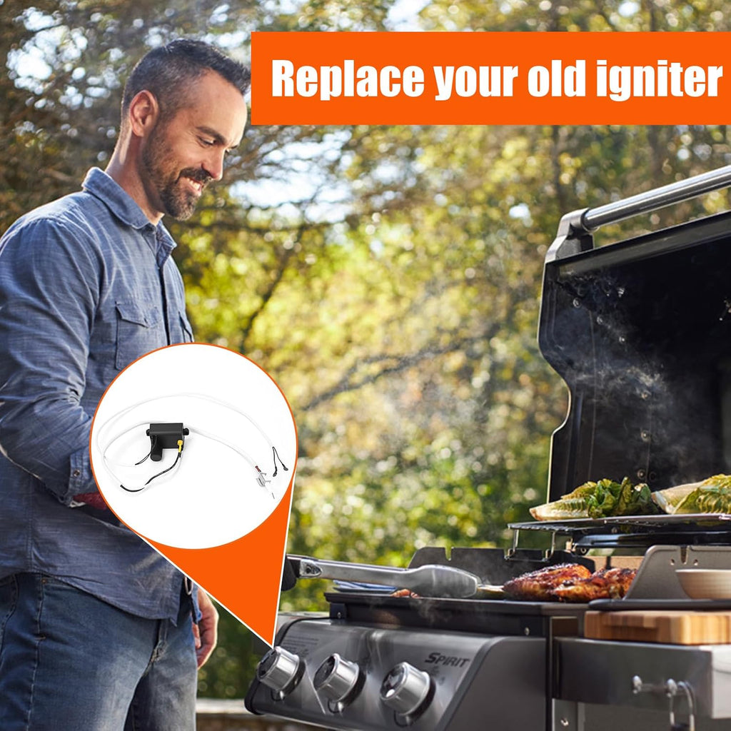 Uniflasy Grill Igniter Button - Compatible with Weber Spirit 210 & 310 Models | Easy Installation for 2013+