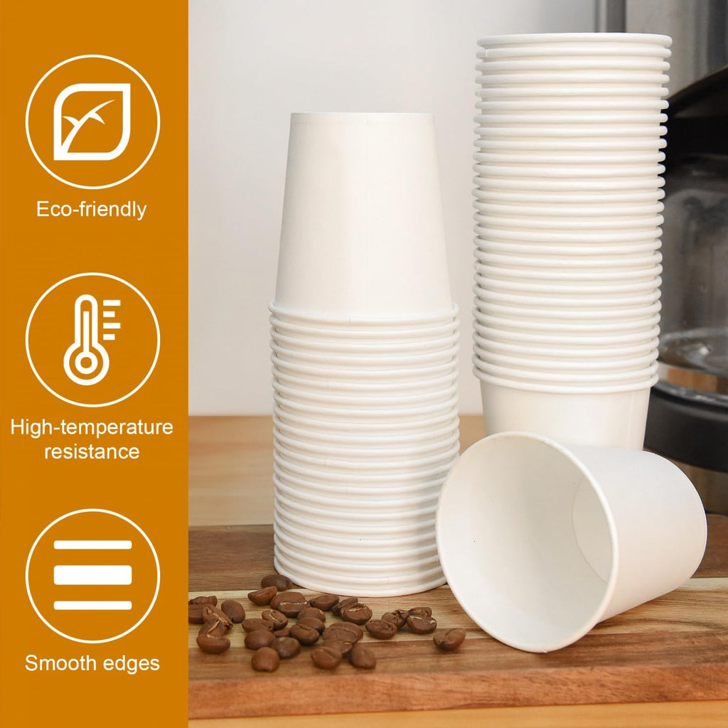 Vumdua Bathroom Paper Cups, Small Coffee Cups (800, 6 oz)