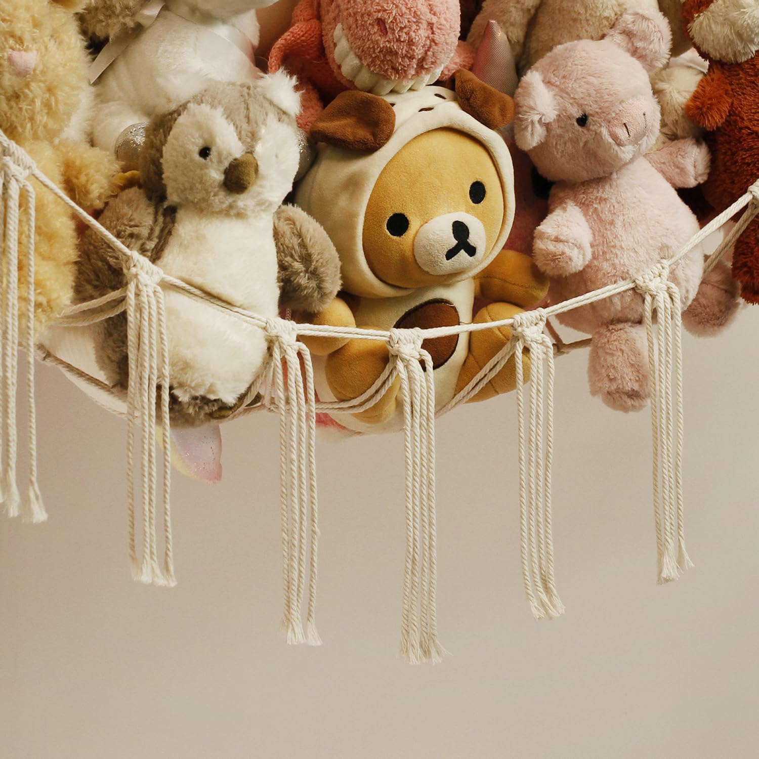 Skiennix Stuffed Animal Storage Hammock - Large Toy Organizer for Kids' Room Decor | Plush Holder for Nursery