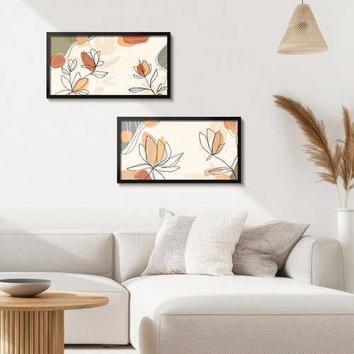 LaVie Home 5x15 Picture Frame - Classic Black Wall Display Frame with HD Plexiglas | Vertical & Horizontal Use
